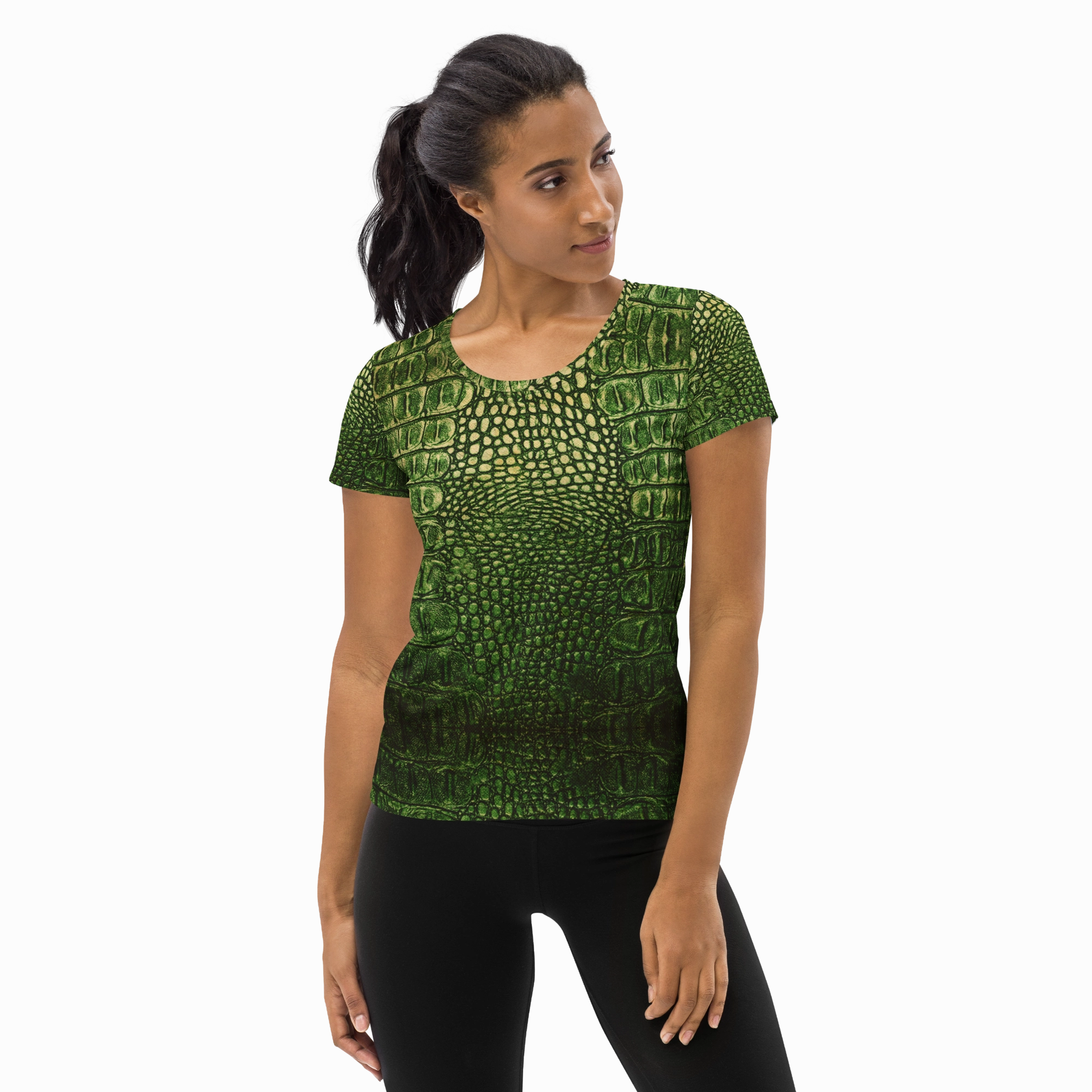 Laser - cut "My nerd mind went Dragon" Women's Athletic T-shirt