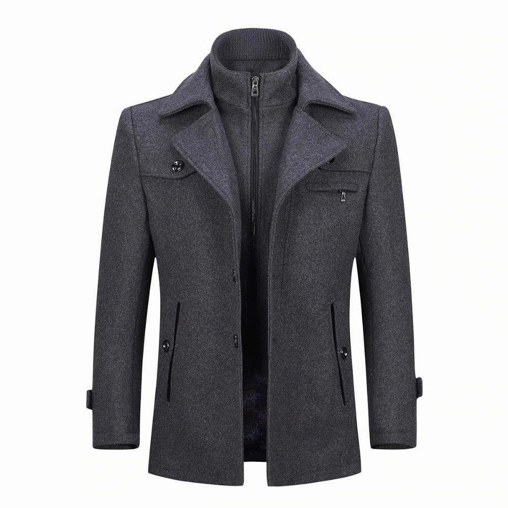 Everyday Look West Louis? Double Collar Single Breasted Coat