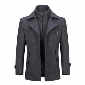 Everyday Look West Louis? Double Collar Single Breasted Coat