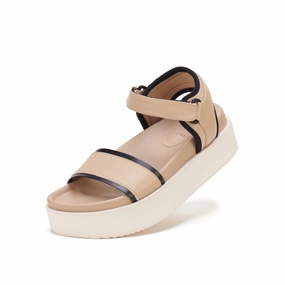 Bare Foot slim fit Ace Sandal Latte/Black