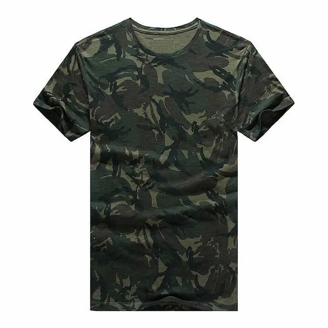 Daily Fashion West Louis? Summer Camouflage Print Fashion T-Shirt
