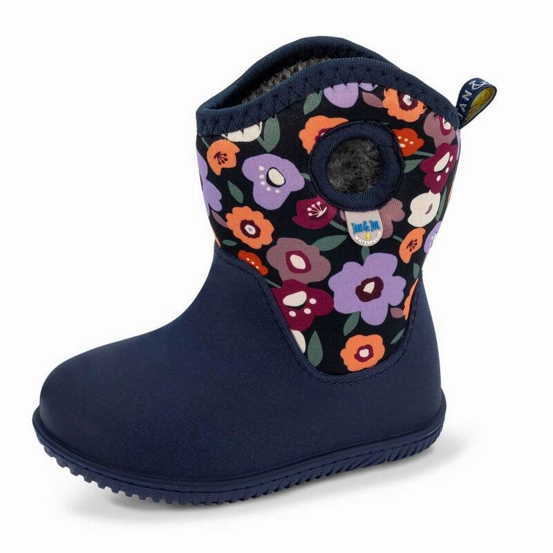 Jan & Jul Toasty-Dry Lite Winter Boots - Winter Flowers Resilient Comfort Light Arch Fit