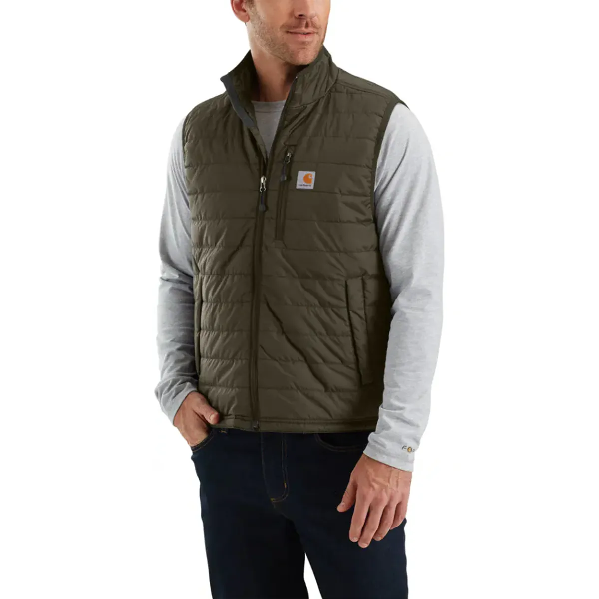 Men's Rain Defender Insulated Vest - Relaxed Fit 102286 BuiltIn Grip