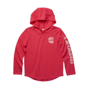 Girls Long Sleeve Hooded T-Shirt CA9830 Breathable fabric Royal Mode