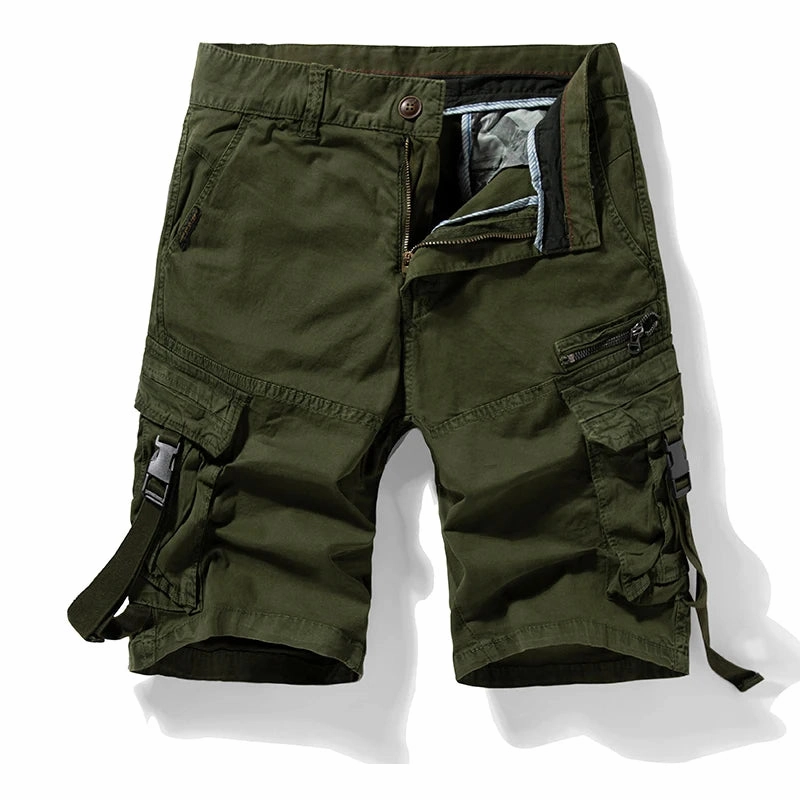 West Louis? Fashion Cotton Multi-Pocket Army Tactical Shorts Chic Look stain resistant coating