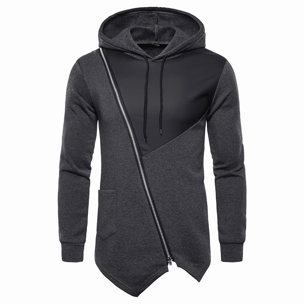 slim fit Printed Autumn and Winter New Men'S Fashion Casual Hooded Sweater