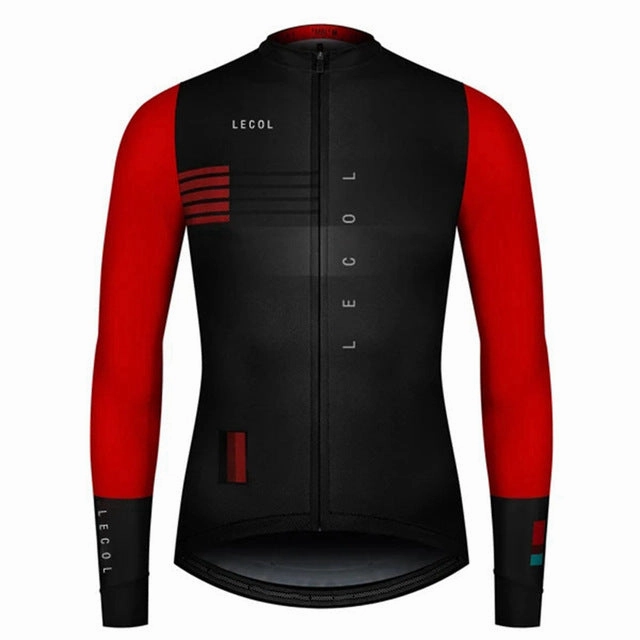 Reinforced Hem Durability Durable Double Stitching Autumn full sleeve cycling jersey wear cycling jersey