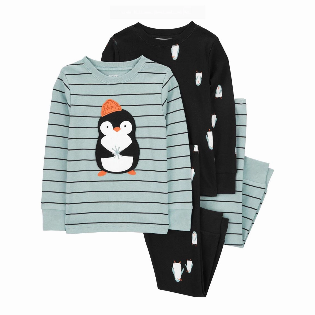 LowProfile Fasteners Baby Boys' 4-Piece Penguin 100% Snug Fit Cotton Pajamas R492810
