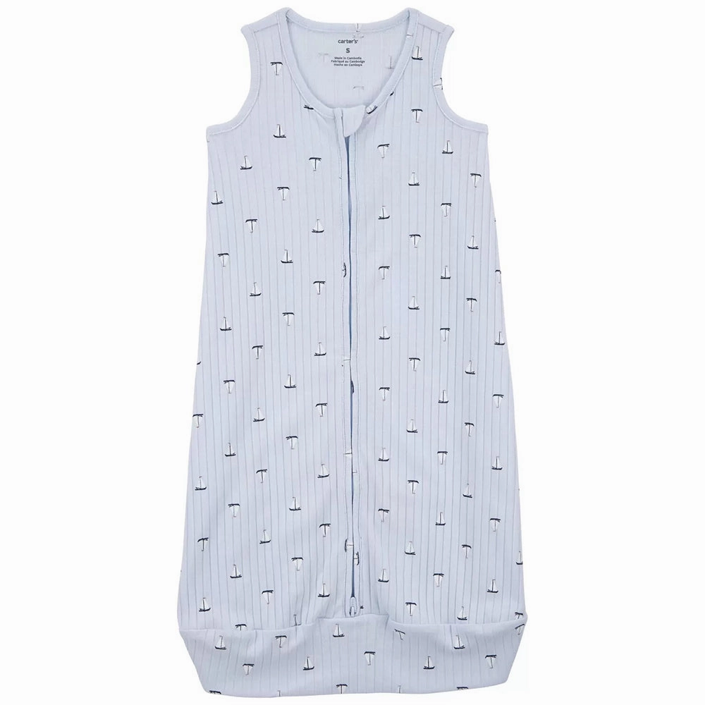 Easy Fit Baby Boys' Sailboat 2-Way Zip Wearable Blanket 9Q933010