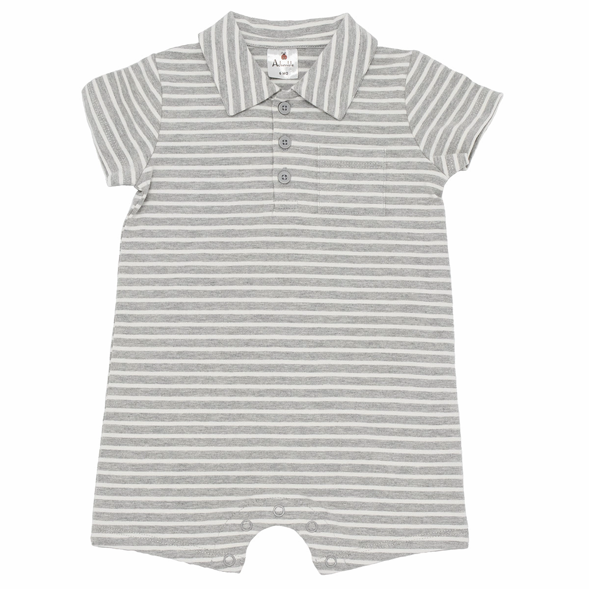 Baby Boys' Striped Body Suit A1103 Fire Core