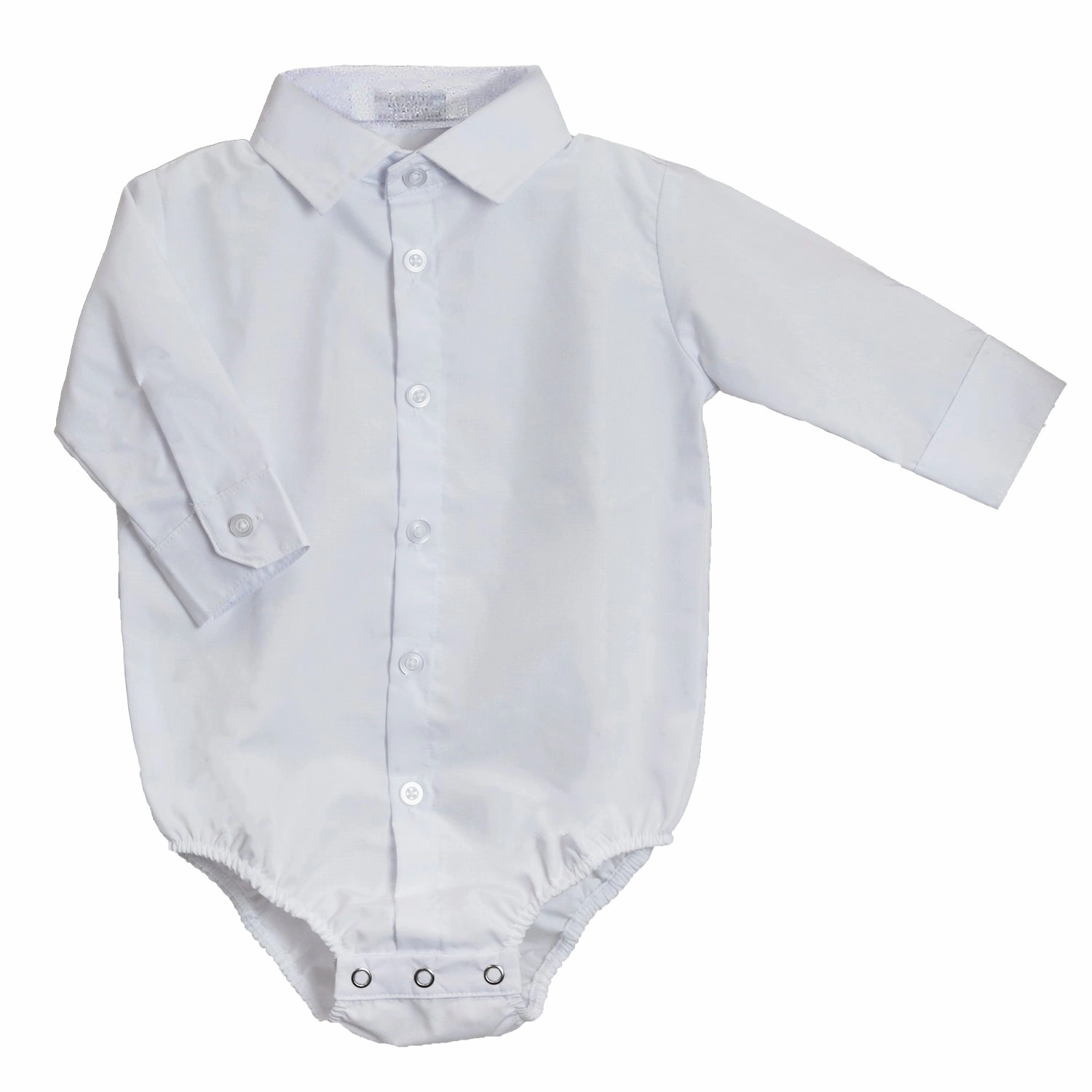 Baby Boys' White Dress Bodyshirt Relaxing Design