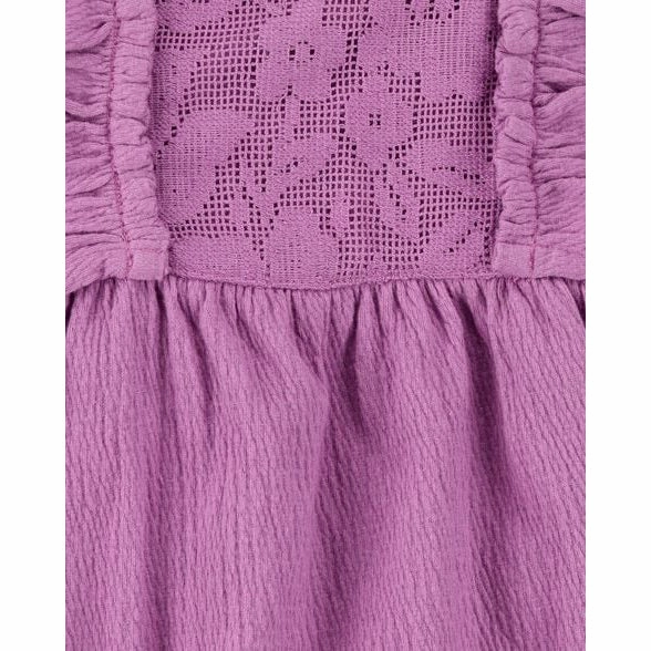 Snow Core Adjustable Drawcord Baby Girl Flutter Lace Bubble 1S919710-500