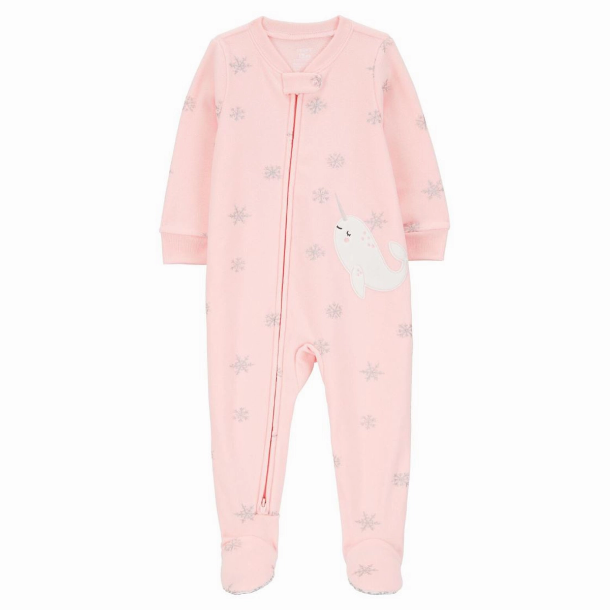 Baby Girls' 1-Piece Fleece Pajamas 1R934 Matte Fit