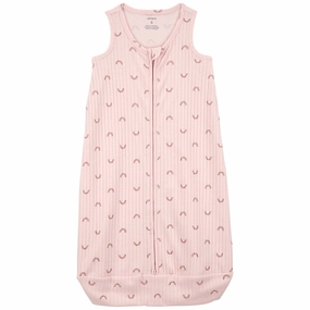 Baby Girls' Rainbow 2-Way Zip Wearable Blanket 9Q932910 Art Mood