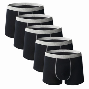 West Louis? Comfy Breathable Cotton Men Underwear 5Pcs Calm Wear Sleep Families