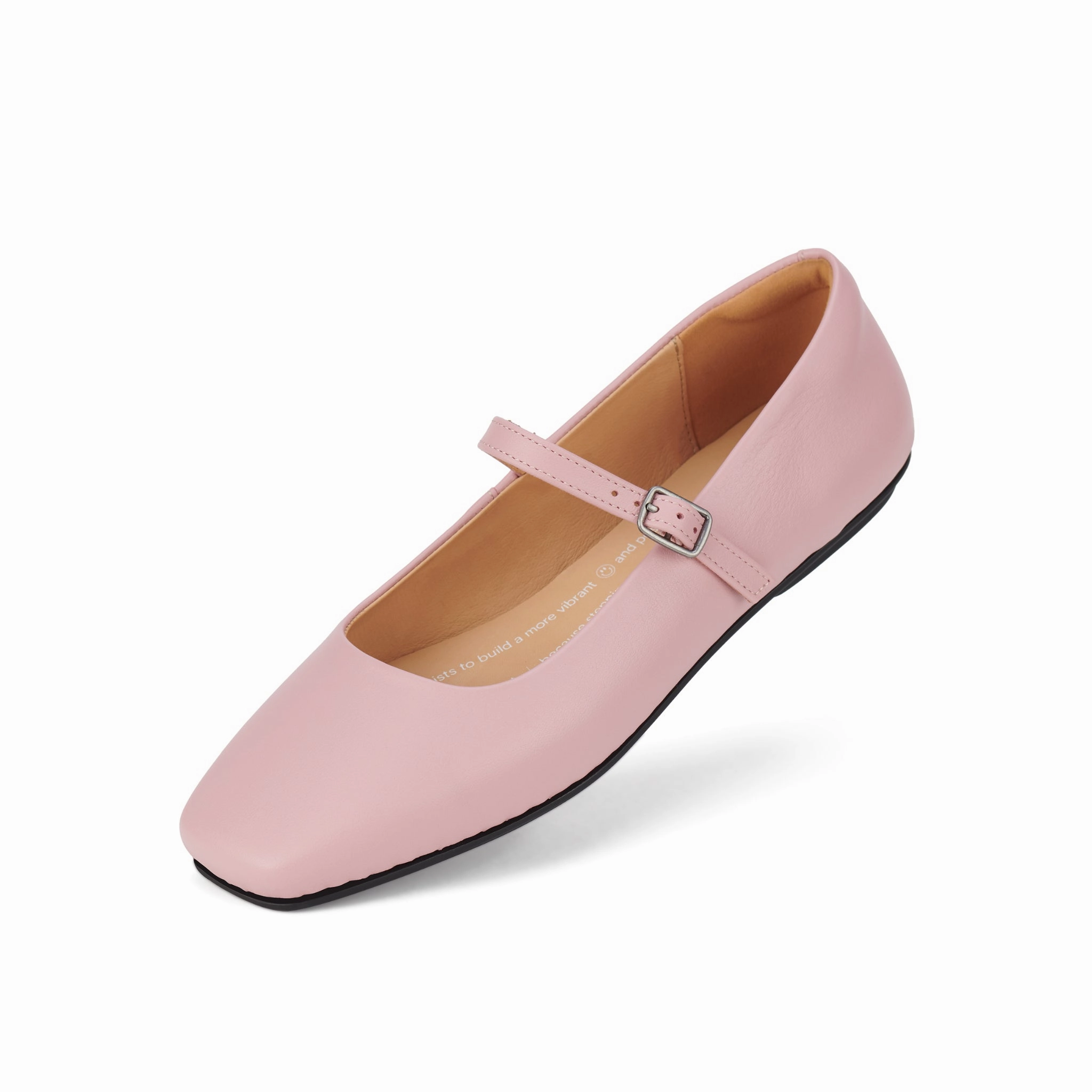 Smooth Flex Ballet MJ Square Toe Rose Blush