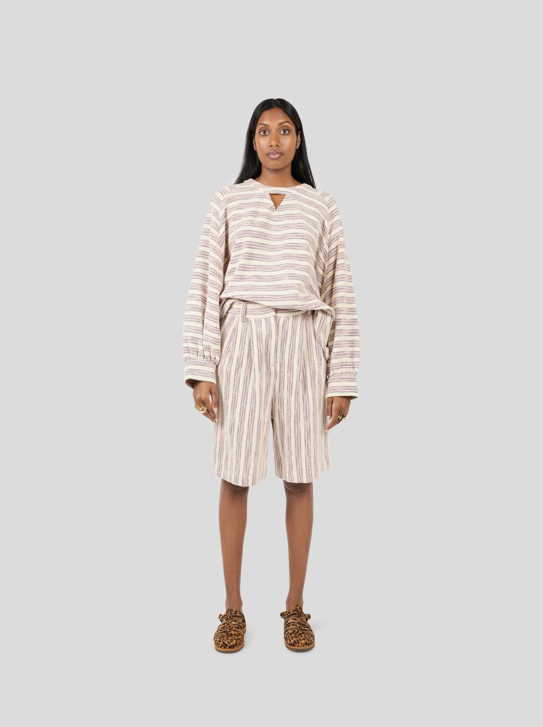 Chill Breeze Bermuda Moor en Rayure Mississipi