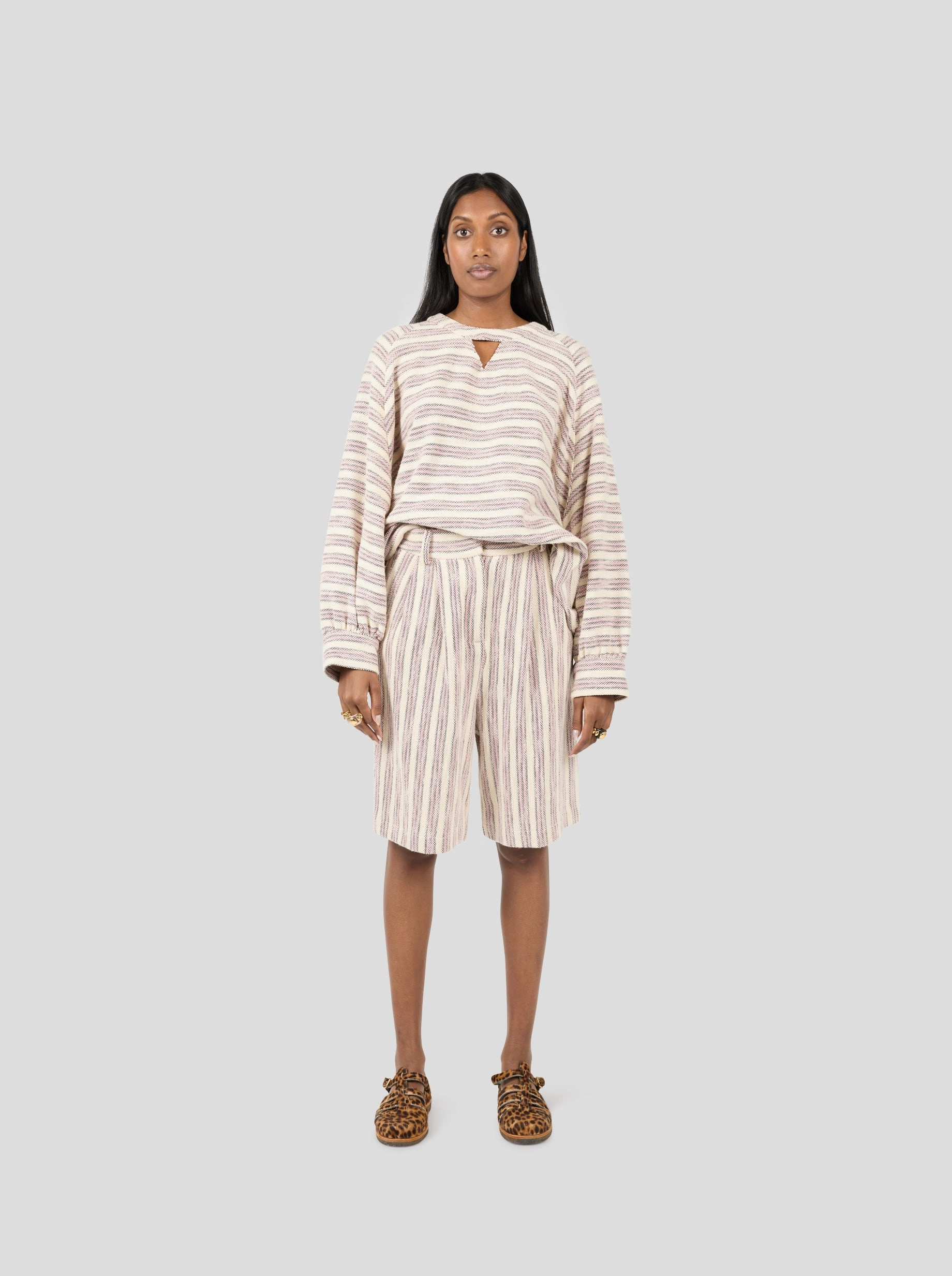 Bermuda Moor en Rayure Mississipi Easy Layer Fit