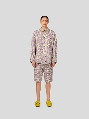 Bermuda Moor en Tissage Fjords Cristallins Comfort Fit Water Repellent Coating