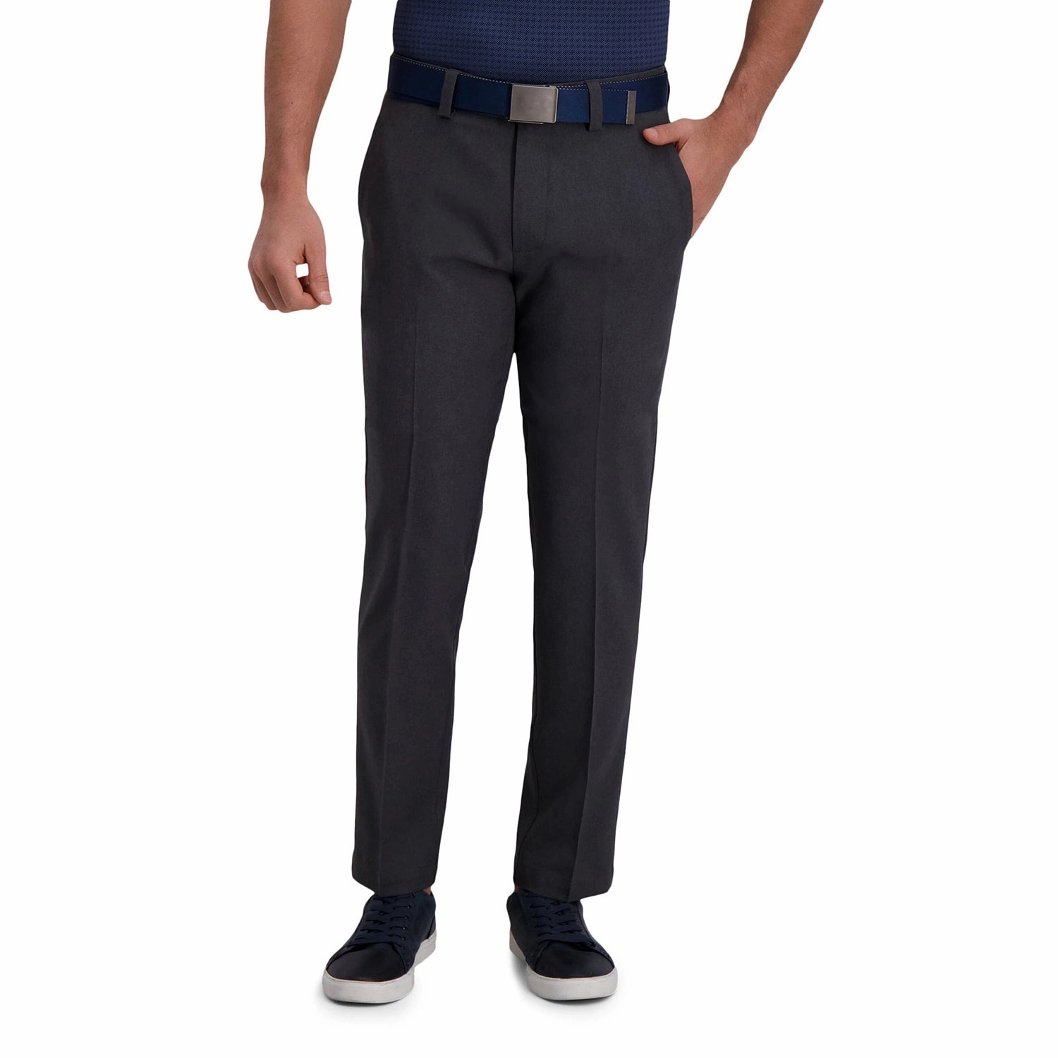 Men's Cool Right Performance Flex Straight Fit Flat Front Pants HC71083 Rush Mode Photo Glam