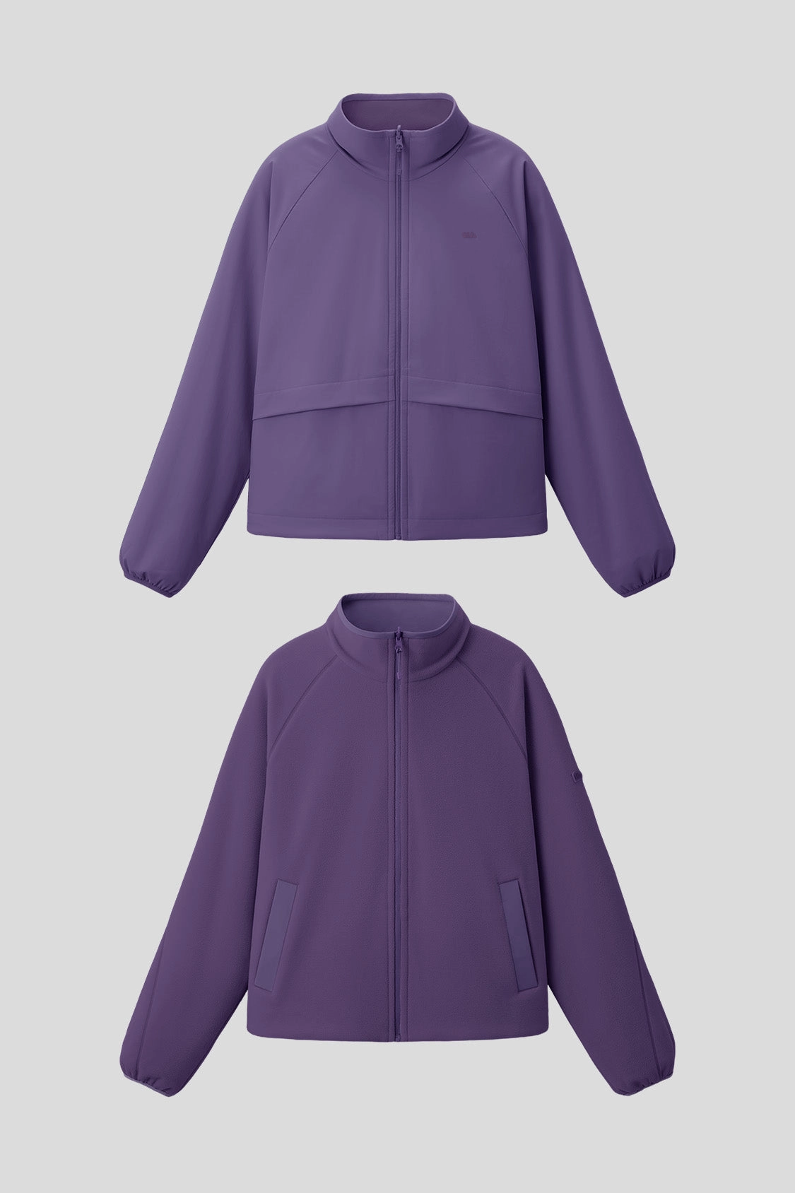 Soft Comfort Design Packable Construction FlipBreeze ?C Women??s Light-Warmth Reversible Fleece Jacket