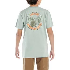 Flexible Waistband Roomy Design Boys' Short-Sleeve Adventure T-Shirt CA6361