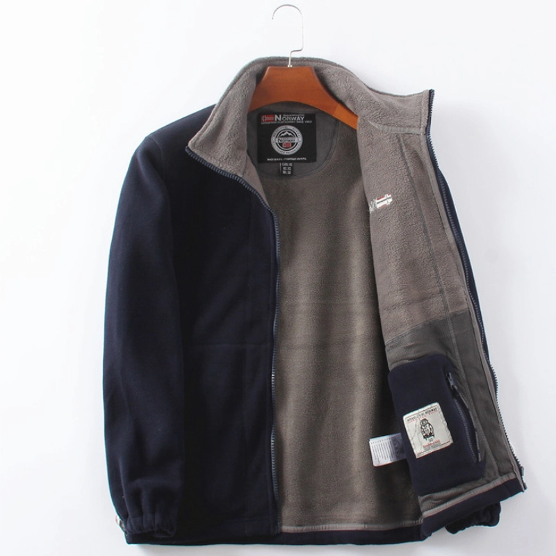 snap closure Quick Drying West Louis? Winter Fleece And Sherpa Thick Jacket