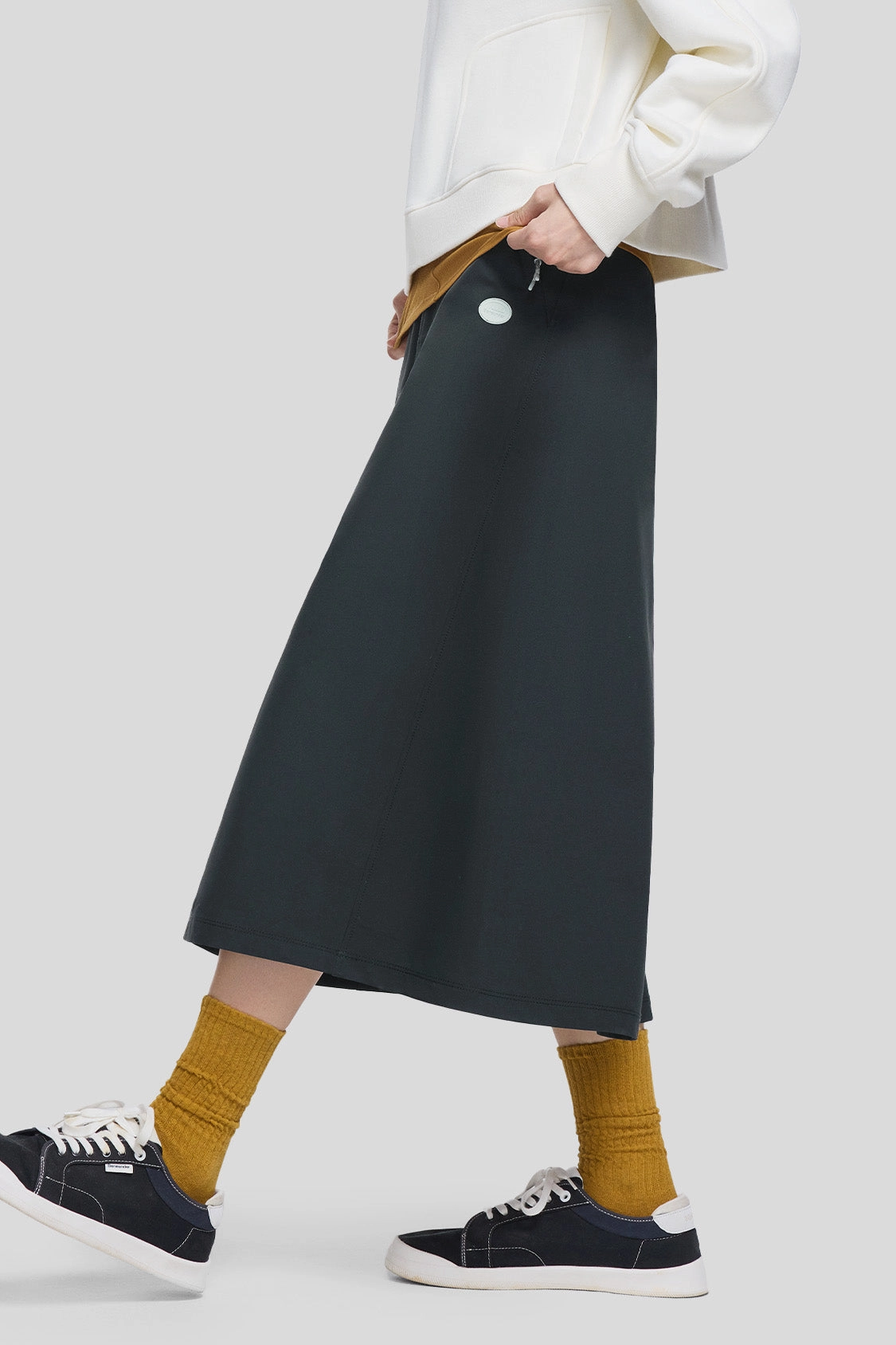 Festival Air Athletic Wear BreezeShield - Women's Outdoor Windproof Skirt Interchangeable Fastening Mechanism