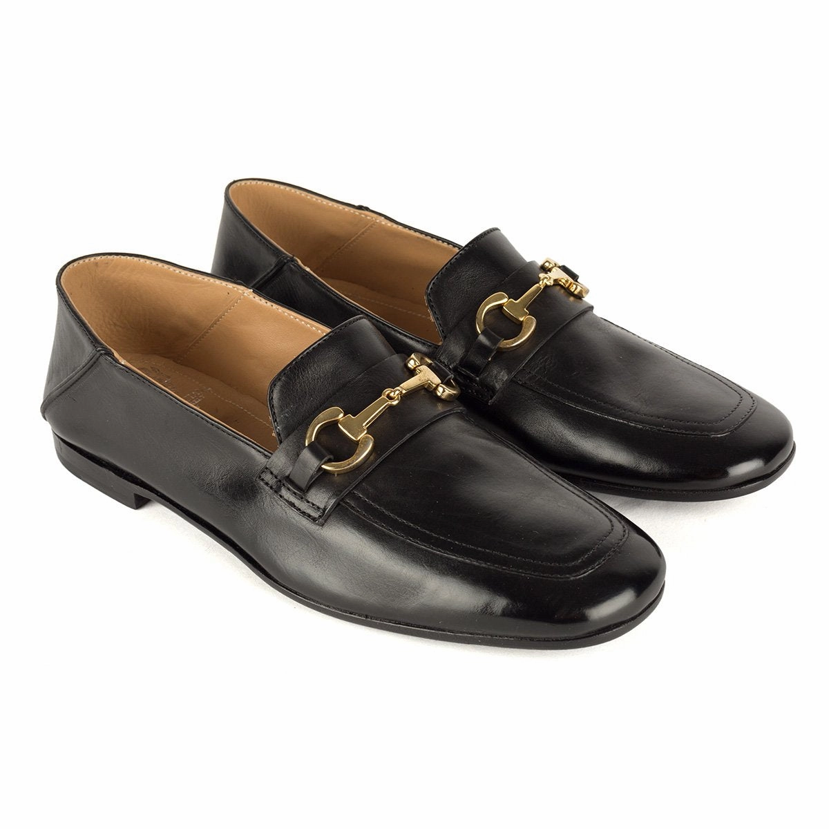 Stair Step BRENDA 60005 <br>Black loafer