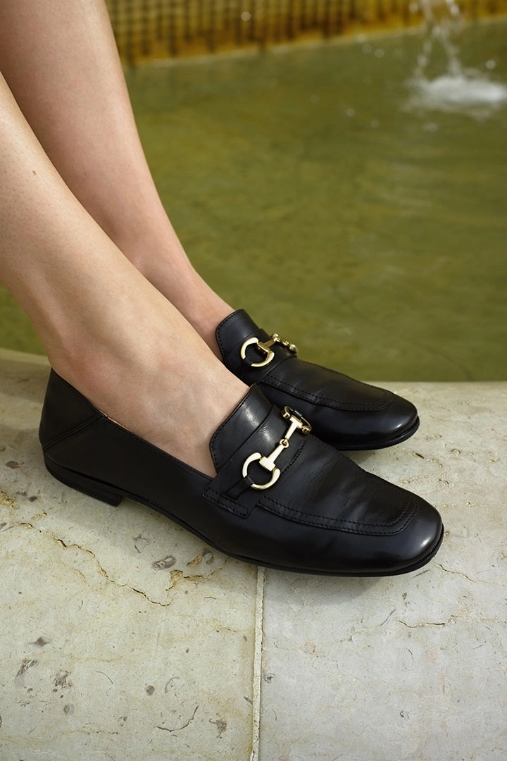 Freedom Walk BRENDA 60005 <br>Black loafer