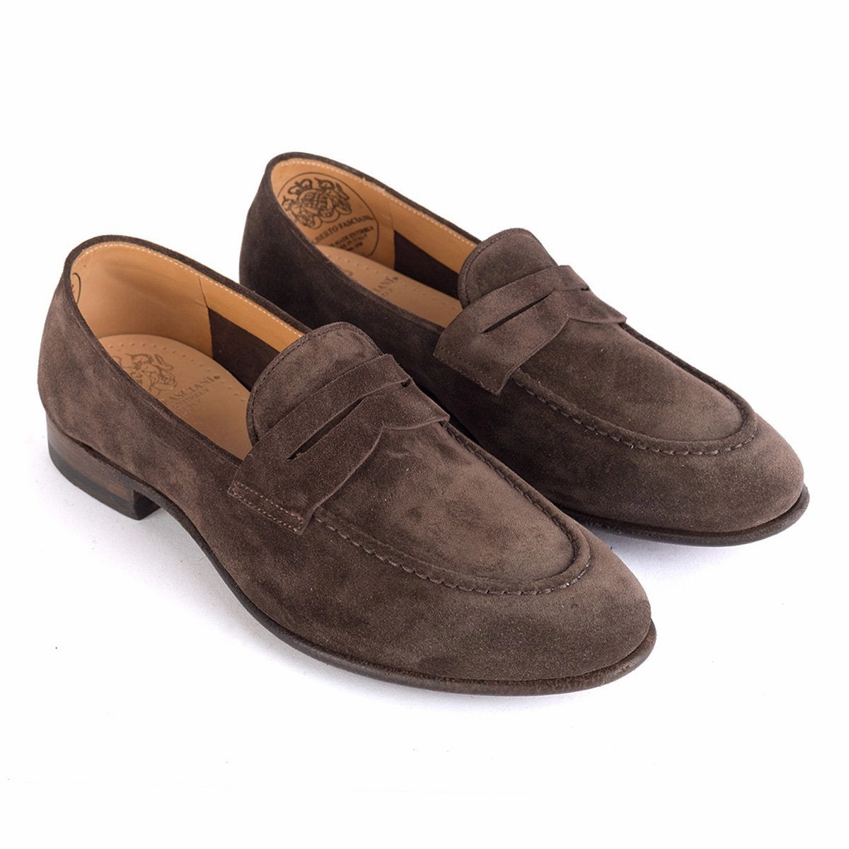BRENDA 60038<br>Espresso brown loafers Foam Midsole