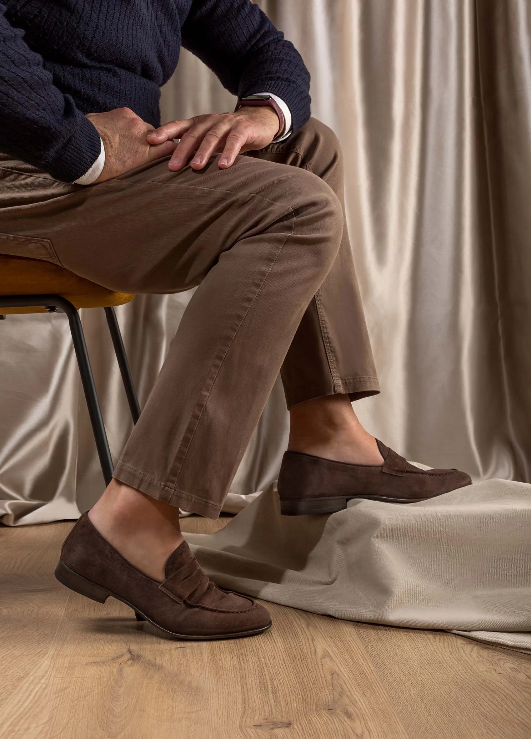 BRIAN 61011<br>Espresso loafers Built For Walk Stay Comfy