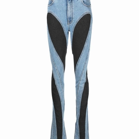 Cropped length Women's Patchwork Washable Casual Pants