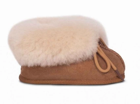 Cloud Nine Sheepskin Baby Booties - Children's Shoe Impact Diffusion