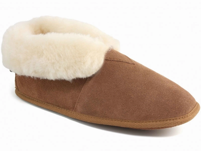Cloud Nine Sheepskin Soft Sole Booties - Women's Slippers Comfort Gel