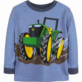 Toddler Boys' Long-Sleeve Rugged Tractor Tee J4T554BT SnagFree Fabric