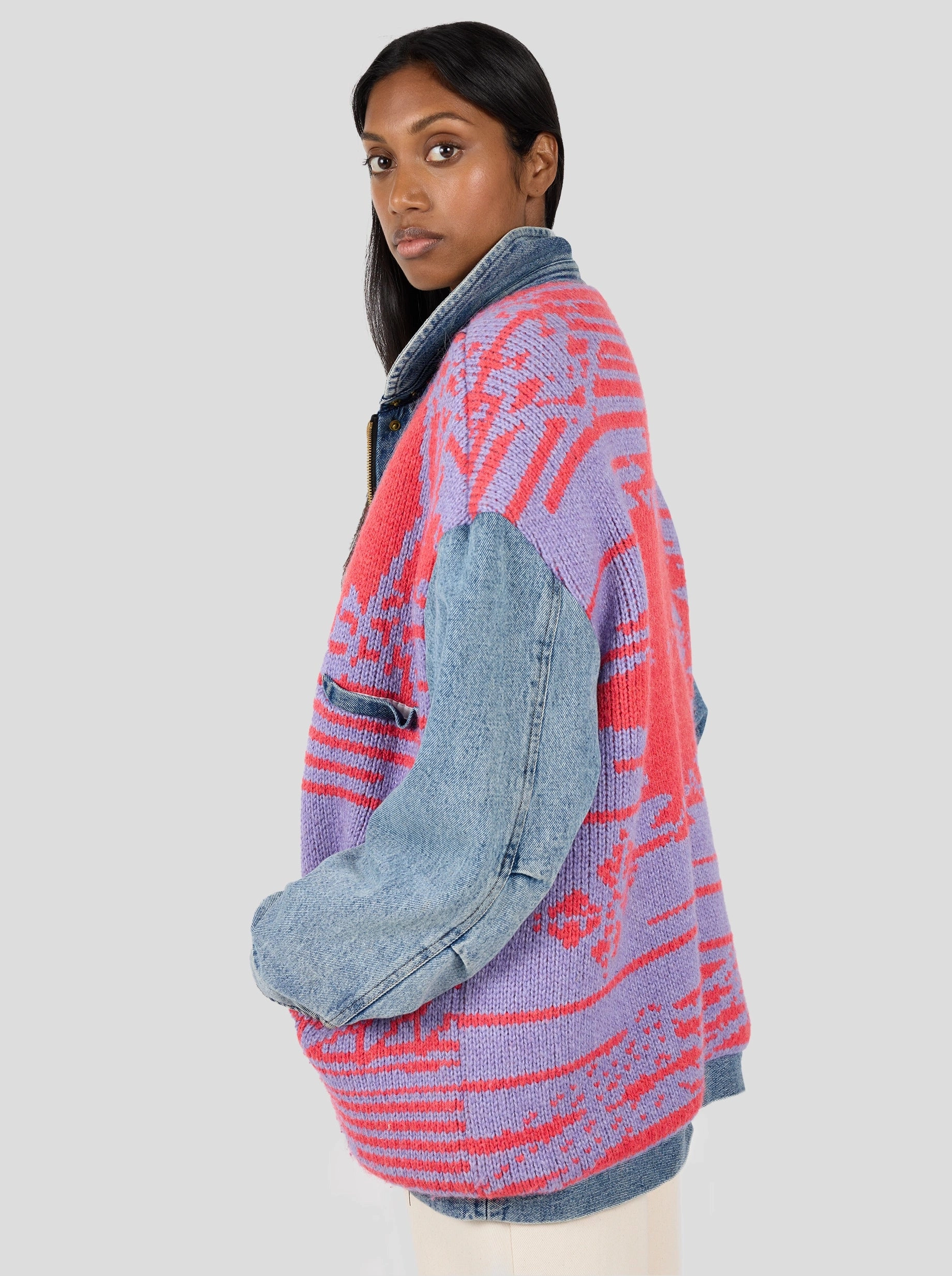 Veste Jonas en maille Boh??me Survival Use