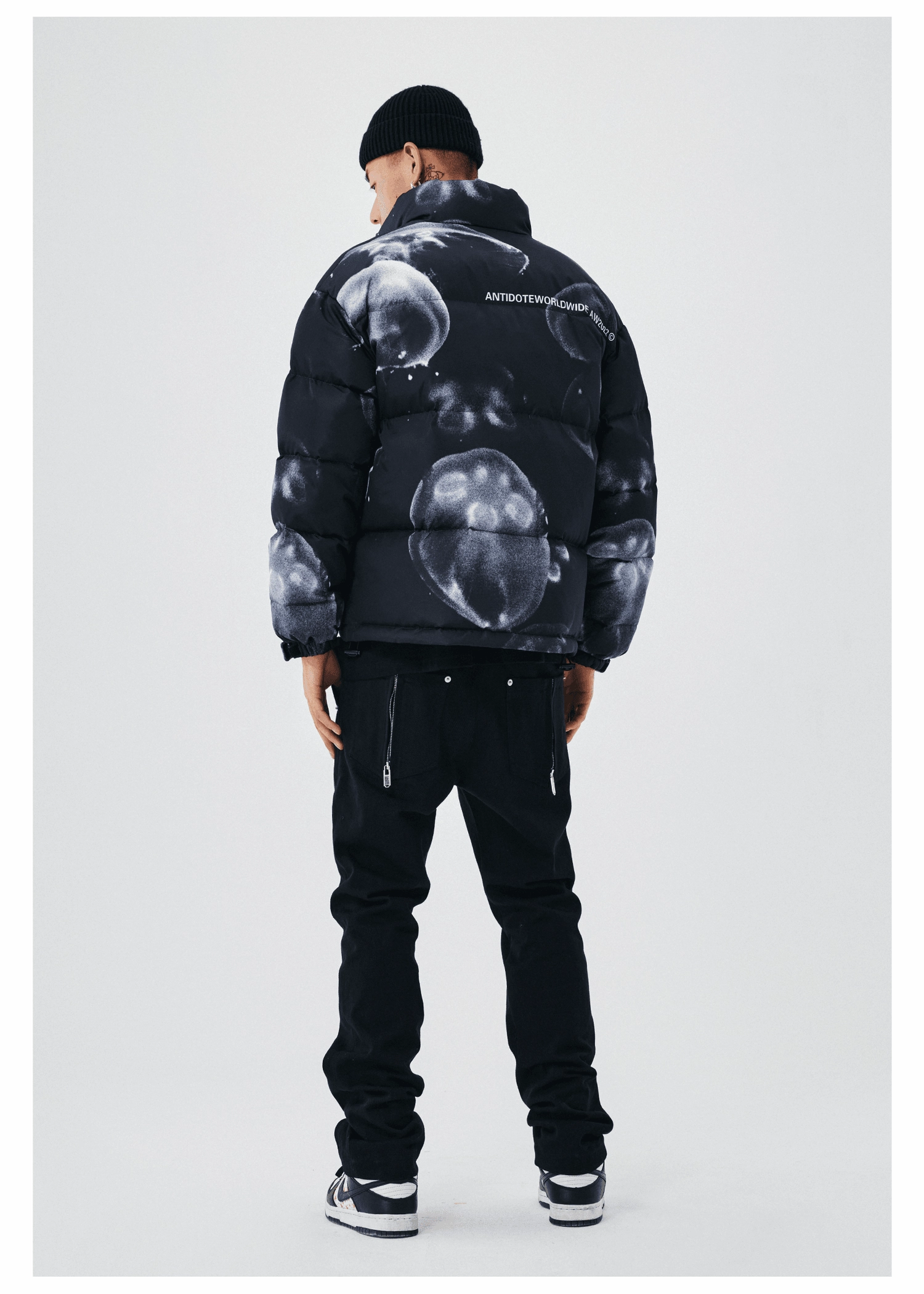 Original National Tide Bread down Jacket Men Stand Up Collar Compressed Packaging