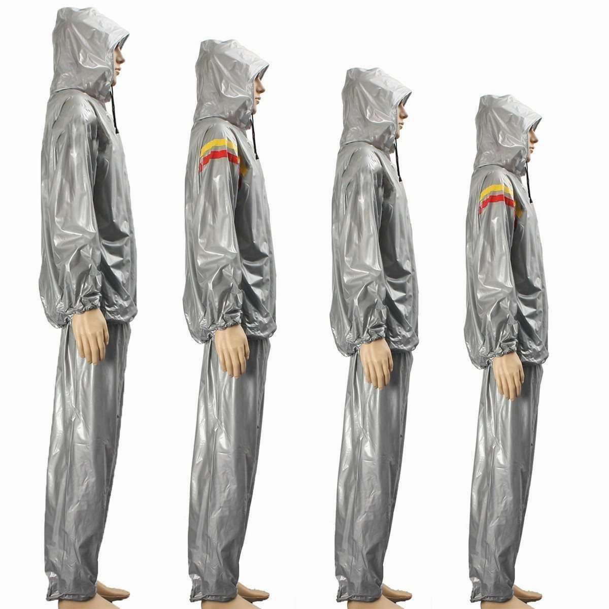 MultiDirectionalStretch delivery Body Building Fitness Hat Sauna Clothes Lose Weight Keep Slimming Waterproof Gym Exercise Training Workout Suit