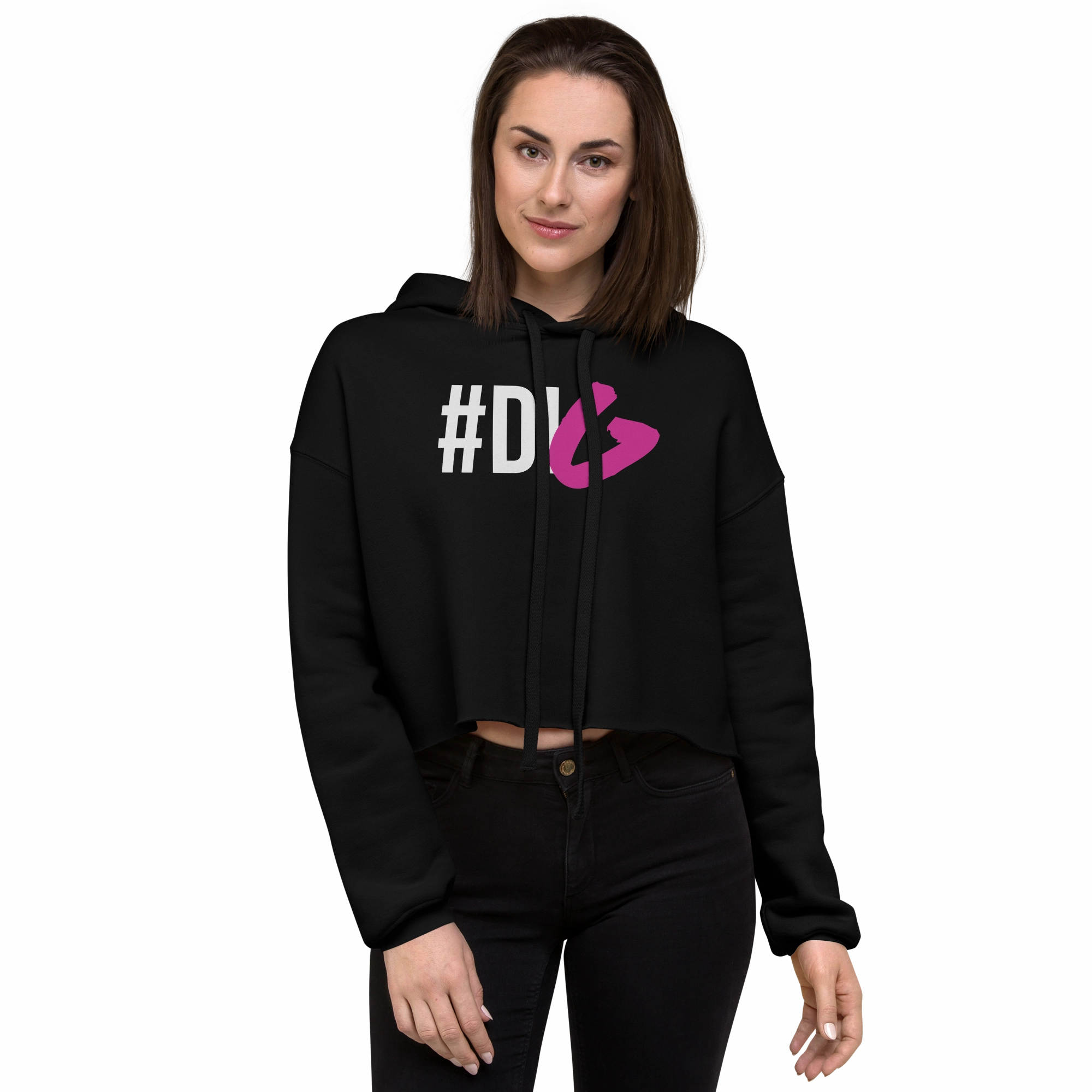 Crop Hoodie Streamlined Fashionable Look