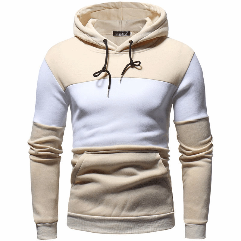 Men'S Clothing Splicing Collision Color Large Size Hoodie product photography Fashion Basics
