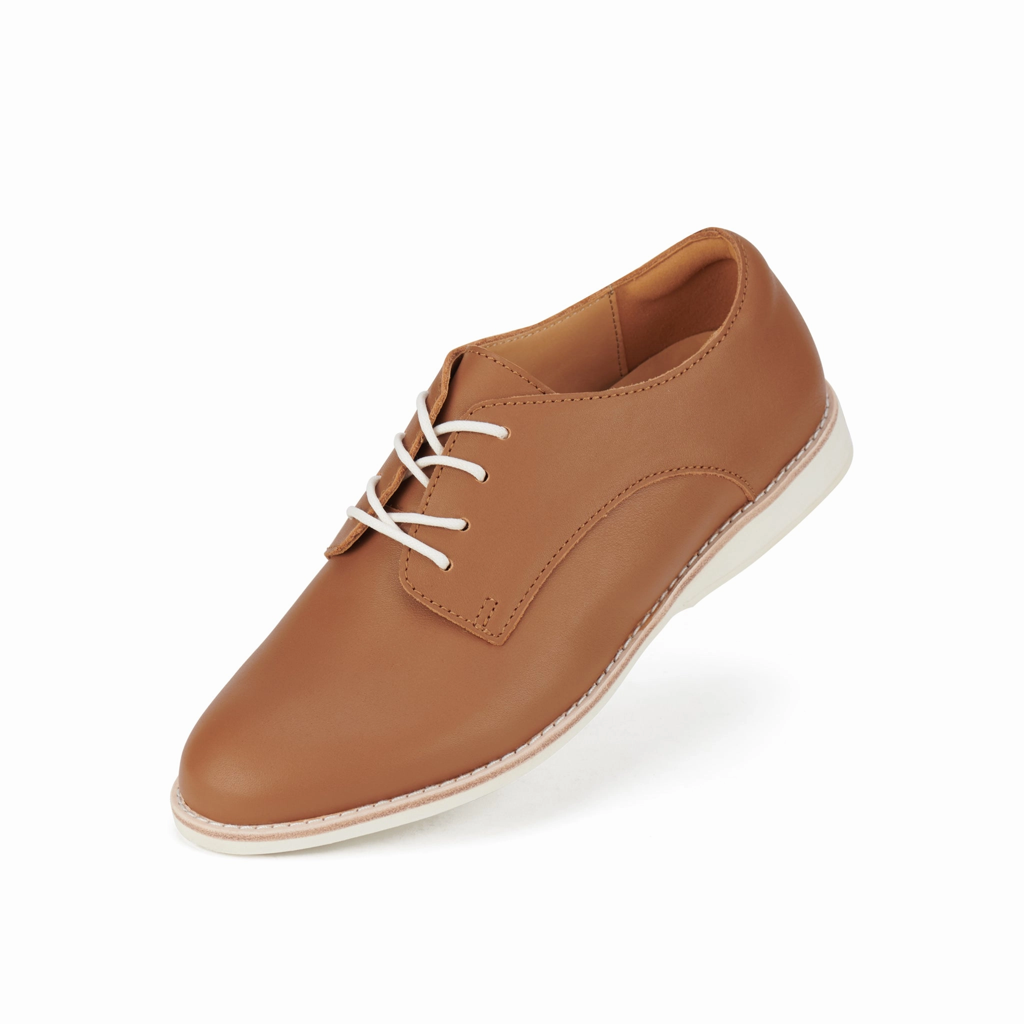 Shine Lock Urban Walk Derby Brushed Chestnut