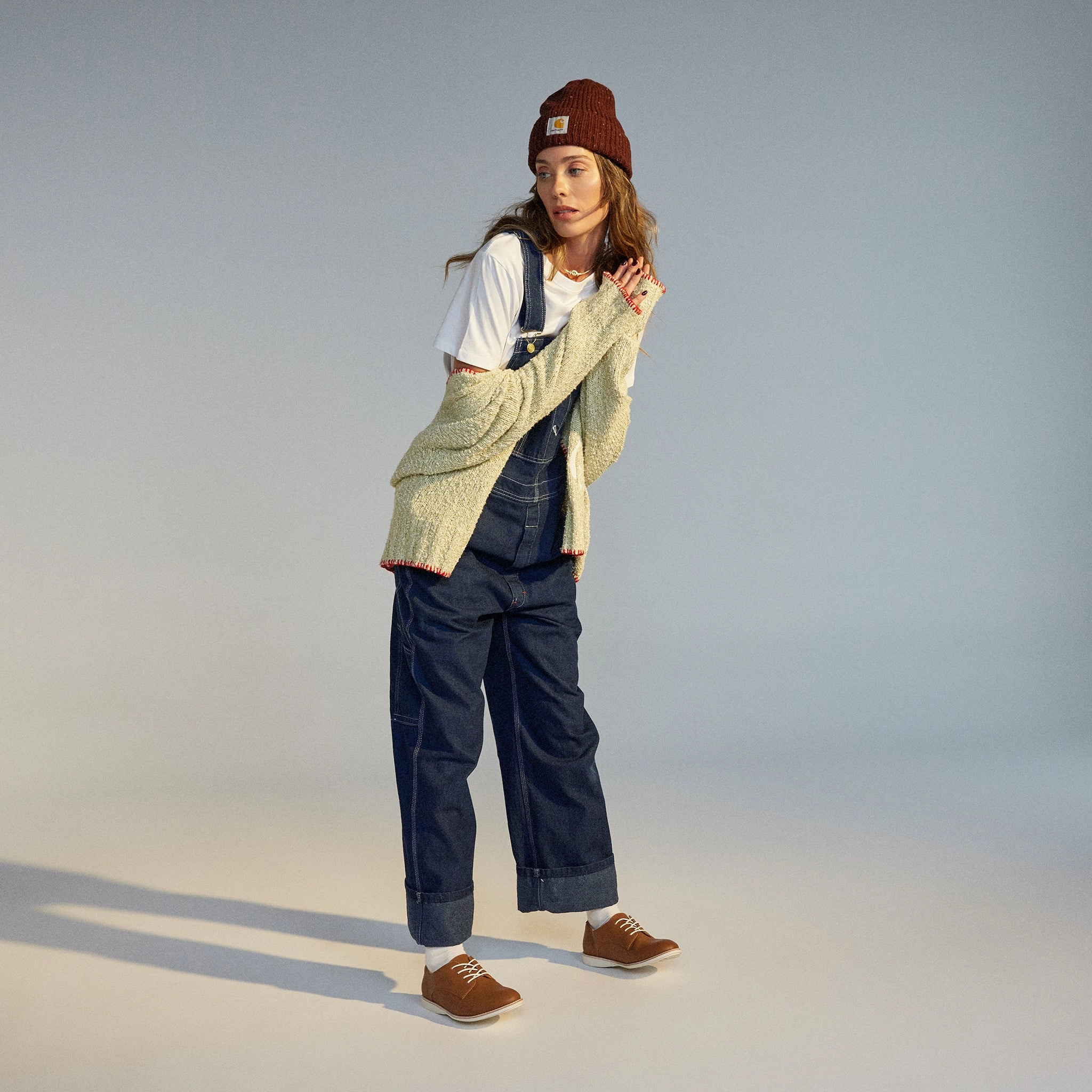 Cushioned Feel Derby Brushed Chestnut