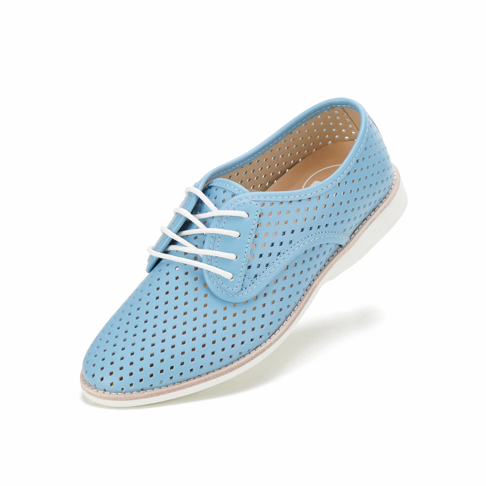 Nordic Shade Comfortable fit Derby Punch Steel Blue