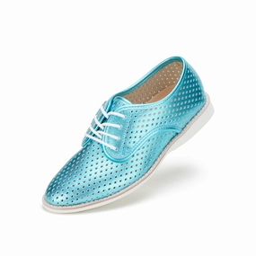 Derby Punch Turquoise Metallic Long Shade Matte Trim