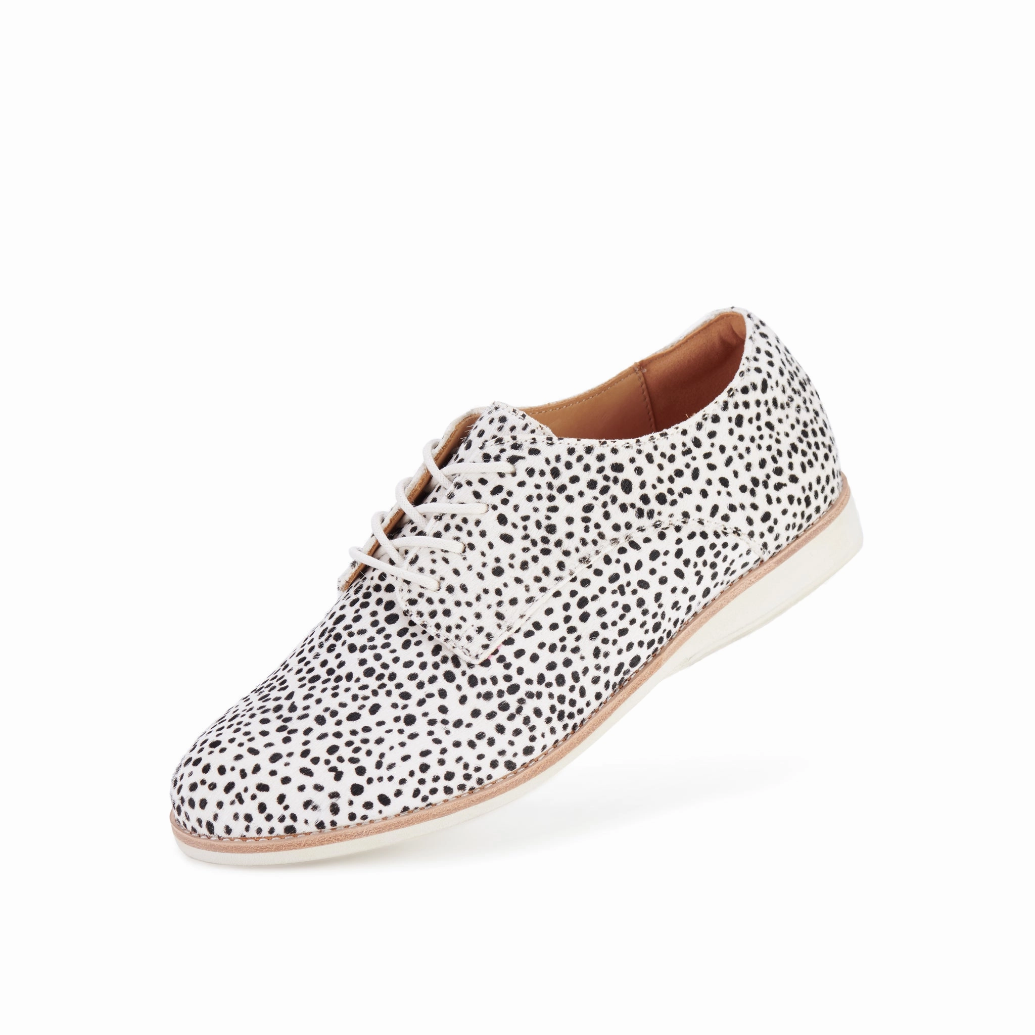 Derby Snow Leopard Soft Leather