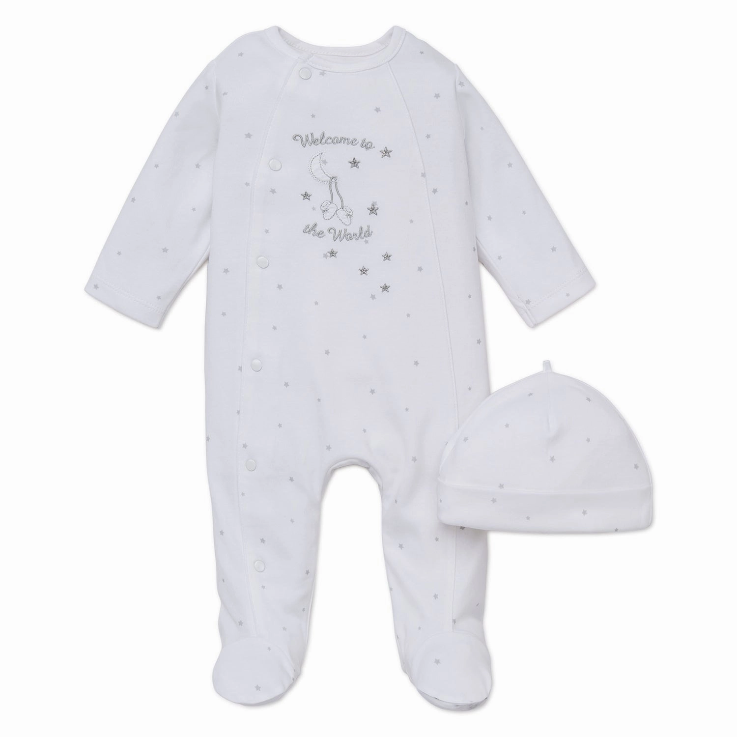 Prince Core Baby Sleeper with Hat Welcome to the World LBQ03991N