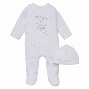 DoubleLayered Structure Baby Sleeper with Hat Welcome to the World LBQ03991N