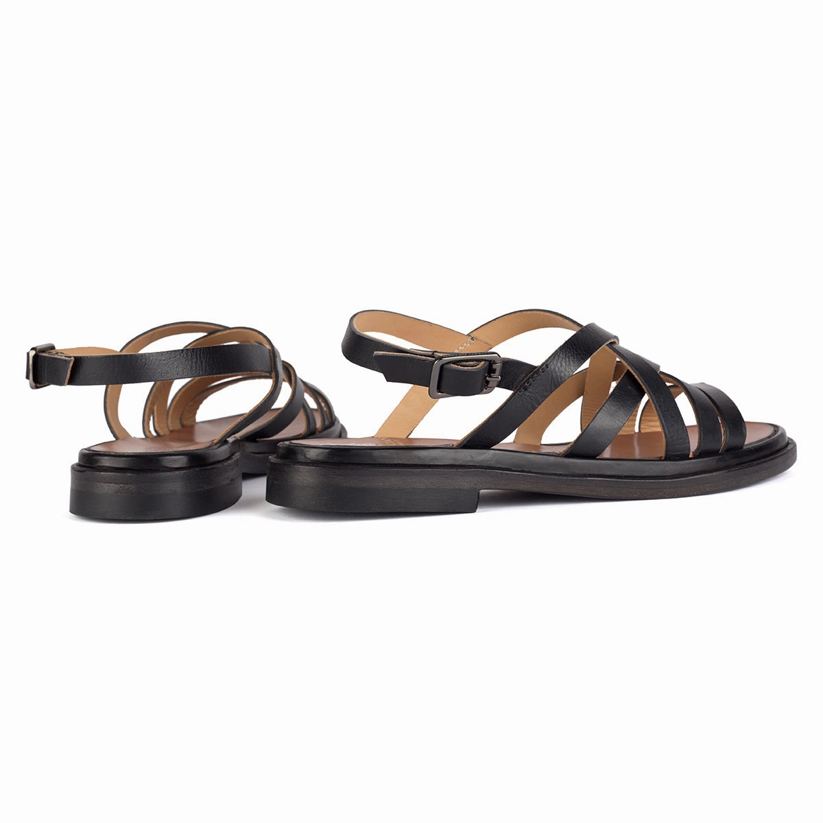 DUNIA 80017 <br> Black sandals Body Align Sporty Outdoor Sandals