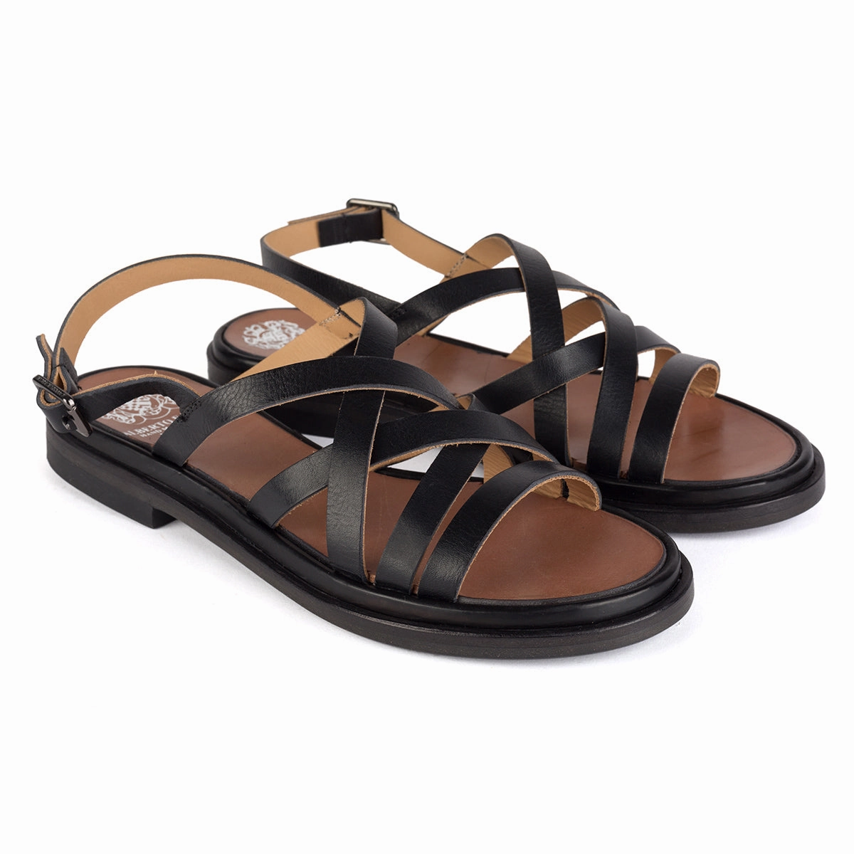 DUNIA 80017 <br> Black sandals Casual Flip-flops Stylish Flats